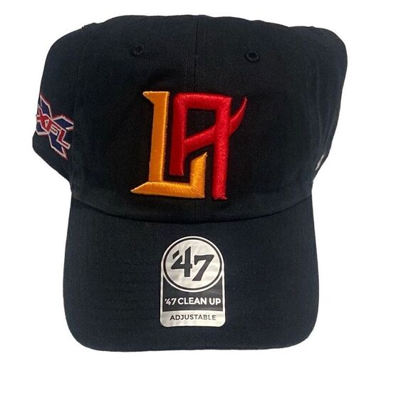 NWT XFL UFL Los Angeles Wildcats Bundle of Men’s Large Long Sleeve Shirt 2 Hats - Picture 9 of 16